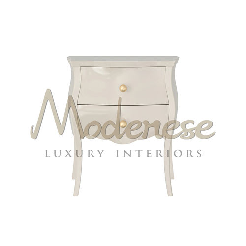 现代风格床头柜 - 20118 - Modenese Luxury Interiors - 漆木 / 木桌脚 / 弯曲