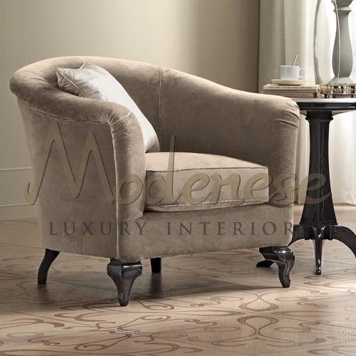 现代风格扶手椅 - 21406 - Modenese Luxury Interiors - 皮质 / 木质 / 布艺