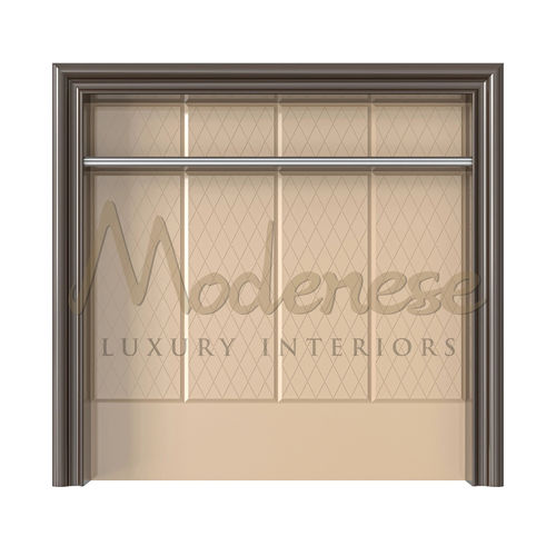 现代风格书架 - 21113 - Modenese Luxury Interiors - 木质 / 山毛榉木 / 皮质