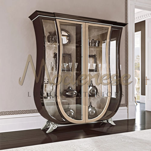 现代风格玻璃展示柜 - 21102 - Modenese Luxury Interiors - 落地 / 木质 / 山毛榉木