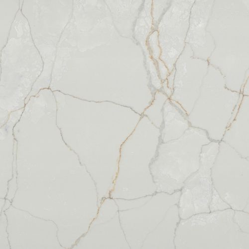 石英天然石板 - 8073 Statuario Super - OKITE - 用于整体厨房 / 白色