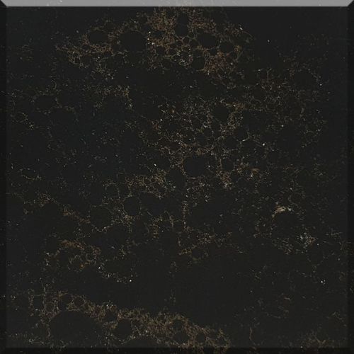 石英天然石板 - 1804 Nero Reale - OKITE - 用于整体厨房 / 棕色