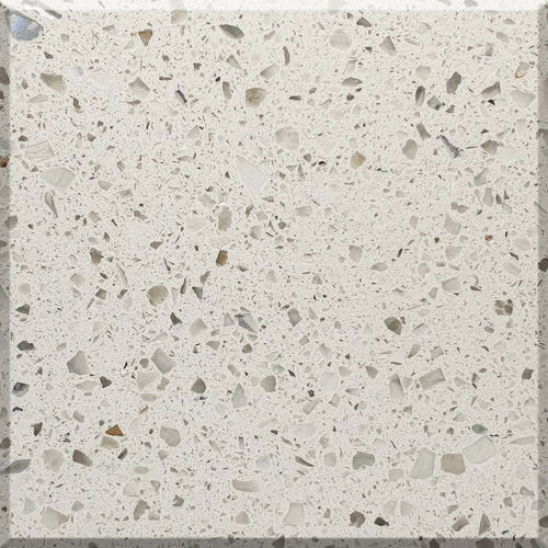 石英天然石板 - 2005 Prisma Bianco - OKITE - 用于整体厨房 / 白色