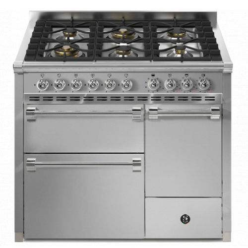 燃气组合灶 - ASCOT 100/3 SOLID DOOR - STEEL - 电动 / 4眼 / 6眼
