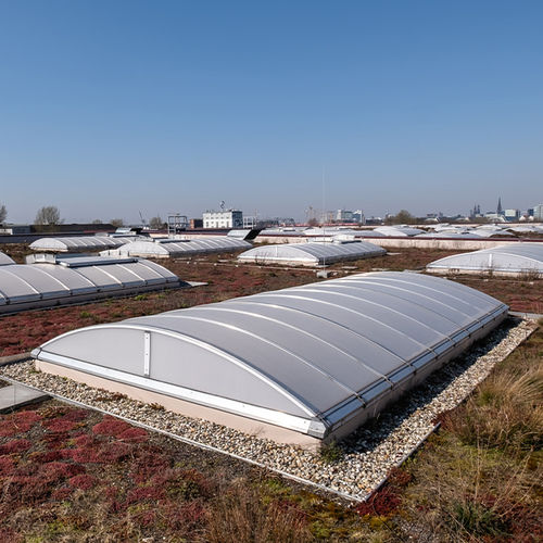 平屋顶灯笼式天窗 - B - LAMILUX Heinrich Strunz GmbH - 排烟 / 用于通风 / 用于建筑翻新