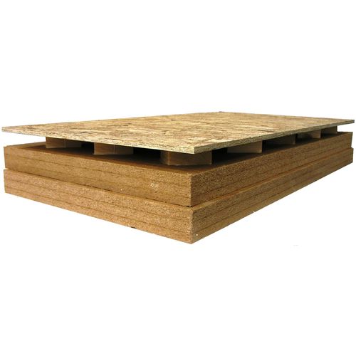 隔热隔音材料 - AIREK ECOWOOD - RE.PACK Srl - 木纤维 / 硬板 / 用于通风屋顶