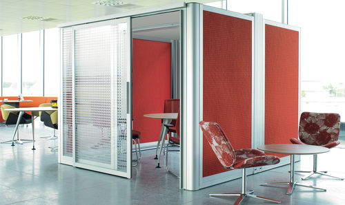 玻璃办公桌POD - AIREA - Orange Box - 用于开放空间