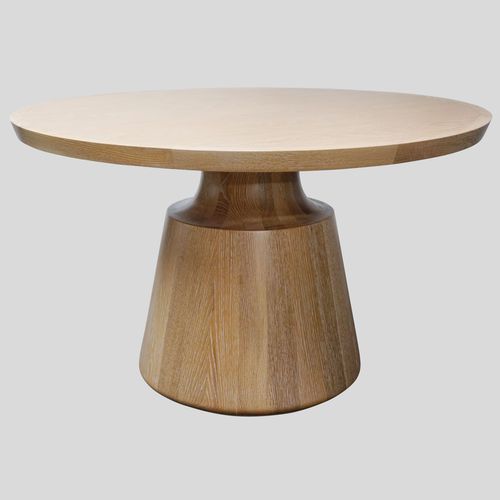 现代风格餐桌 - ONDA - Aguirre Design - 栎木 / 橡木桌脚 / 圆形