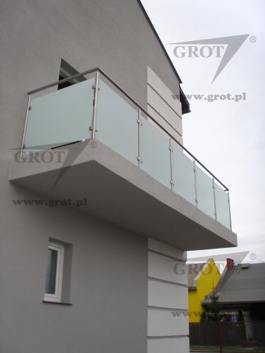 钢护栏 - BZ 19 - GROT - 玻璃板 / 户外 / 用于阳台