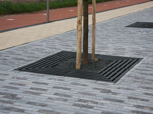 正方形树池盖板 - TUA - ANAE street furniture - 铸铁