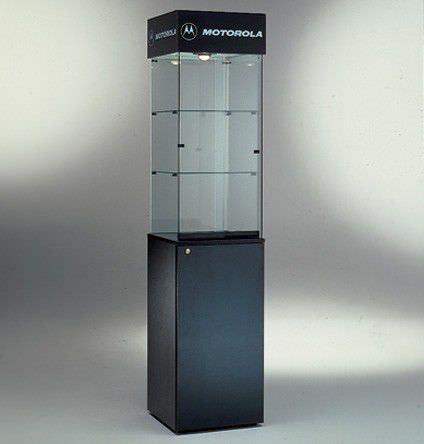 现代风格玻璃柜 - MOTOROLA - Italvetrine - 玻璃 / 金属 / 可见