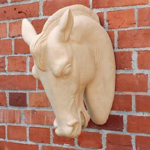 赤陶雕塑 - HORSE HEAD - GOLEM Baukeramik - 户外 / 墙面 / 壁挂