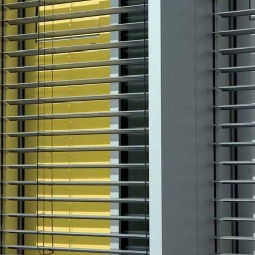 铝制建筑遮阳板 - Solaris Tende srl - 用于外墙 / 用于窗 / 立式