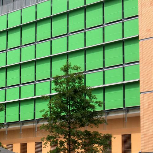 金属丝网建筑遮阳板 - Solaris Tende srl - 用于外墙 / 用于窗 / 立式