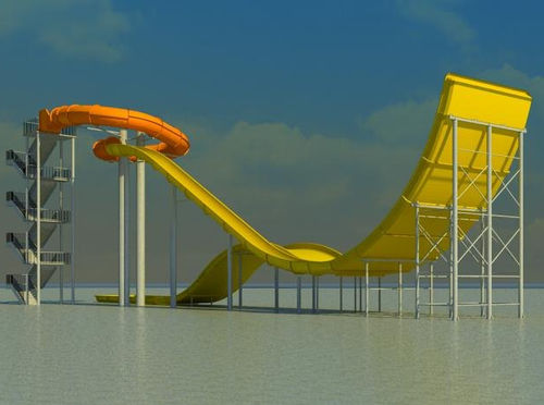 旋转滑梯 - TURBOLANCE - Polin Waterparks - 用于水上乐园 / 漂流 / 管状