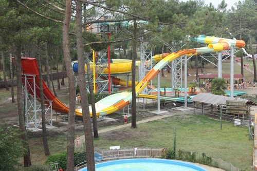 旋转滑梯 - RACER TWIN HYBRID - Polin Waterparks - 用于水上乐园 / 管状