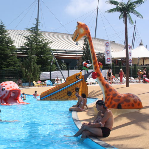 玻璃纤维淋浴 - GIRAFFE - Polin Waterparks - 用于水上乐园 / 儿童