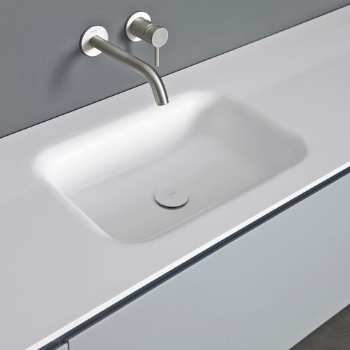 嵌入式台盆 - FLOAT - Inbani - Corian®可丽耐 / 长方形 / 现代风格