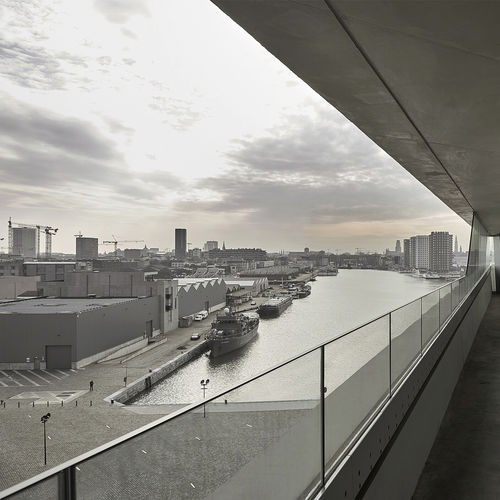 金属护栏 - HAVENHUIS, ANTWERPEN - EeStairs - 玻璃板 / 户外 / 室内
