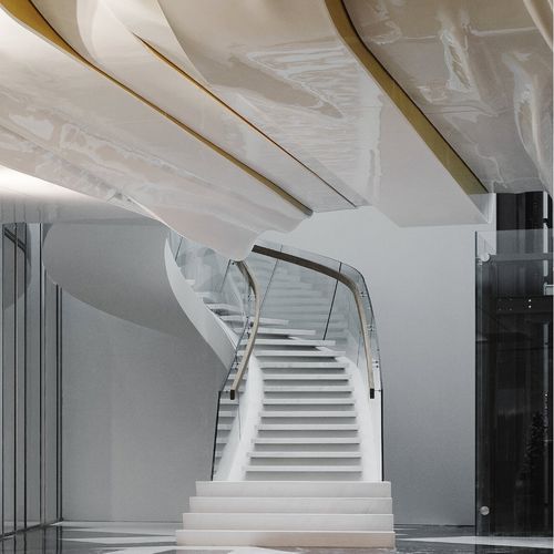 高端楼梯 - DE BRAUW BLACKSTONE WESTBROEK, AMSTERDAM - EeStairs - 螺旋 / 木台阶 / 石材台阶