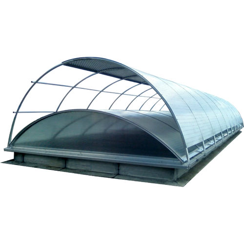 电镀钢建筑遮阳板 - VOILE-DÔME - Adexsi - 用于屋顶 / 卧式 / 刚性