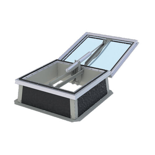 金属出烟活板门