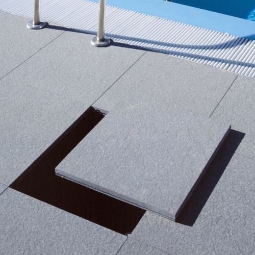 陶土活动地板砖 - BRICKTILE 2.5  - PETRAL - 防滑 / 户外 / 可调节