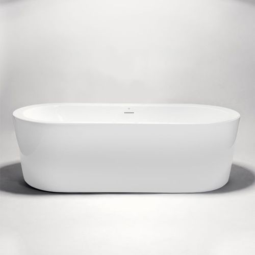 椭圆浴缸 - BT8002B18 - Blu Bathworks - 岛台式 / 住宅用 / 丙烯塑料