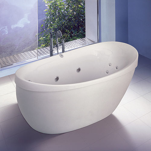 椭圆浴缸 - ARTESIA - Awal Bathsystem - 放置式 / 丙烯塑料 / 水疗按摩