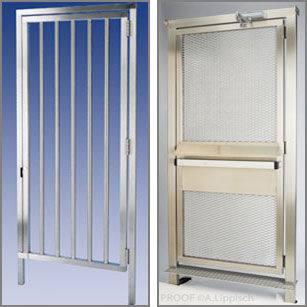 平开大门 - HT-336 ADA - Hayward Turnstiles, Inc. - 不锈钢 / 带栏杆 / 机动