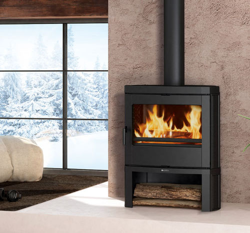 木材采暖炉 - JENNIFER - La Nordica-Extraflame - 7 kW / 现代风格 / 铸铁