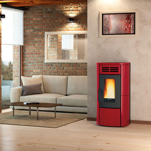 颗粒采暖炉 - TERRY PLUS - La Nordica-Extraflame - 0 - 5 kW / 10 kW...20 kW / 现代风格