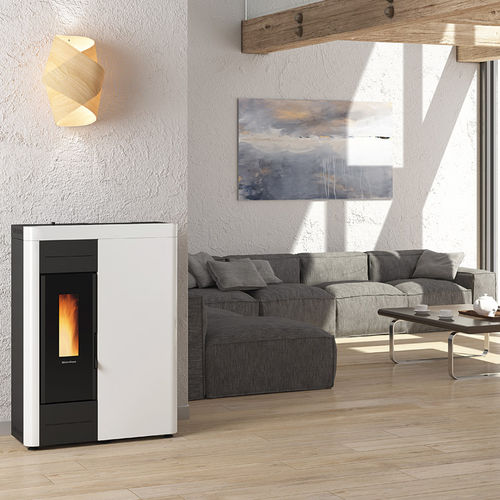 颗粒采暖炉 - VIRNA IDRO - La Nordica-Extraflame - 0 - 5 kW / 10 kW...20 kW / 现代风格