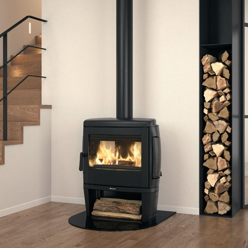 木材采暖炉 - TAHITI - La Nordica-Extraflame - 5 kW...10 kW / 落地式 / 现代风格