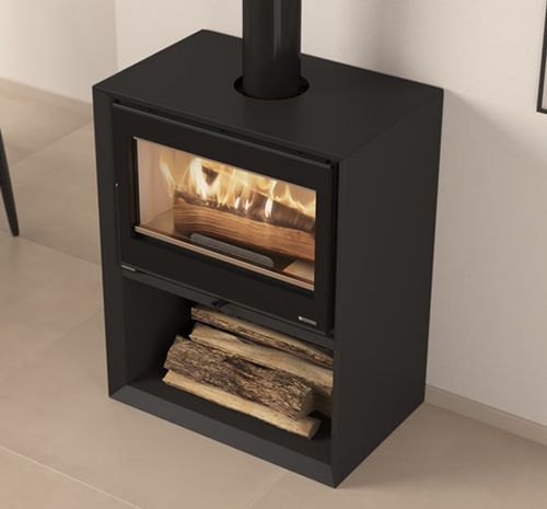 木材采暖炉 - DANTE - La Nordica-Extraflame - 10 kW...20 kW / 猫脚 / 现代风格