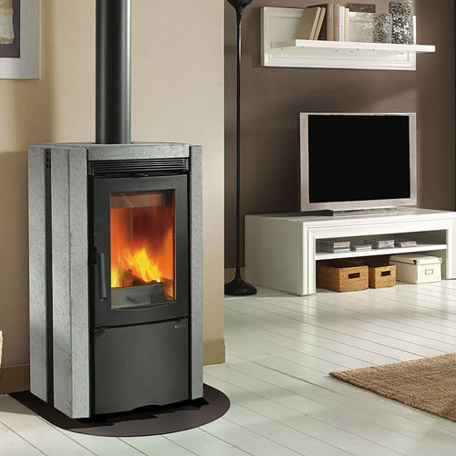 木材采暖炉 - ESTER BII - La Nordica-Extraflame - 7.5 kW / 现代风格 / 铸铁