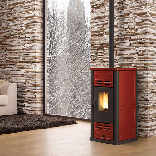 颗粒采暖炉 - SERAFINA - La Nordica-Extraflame - 0 - 5 kW / 5 kW...10 kW / 现代风格