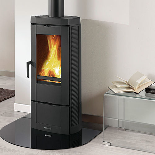 木材采暖炉 - CANDY - La Nordica-Extraflame - 5 kW...10 kW / 现代风格 / 铸铁