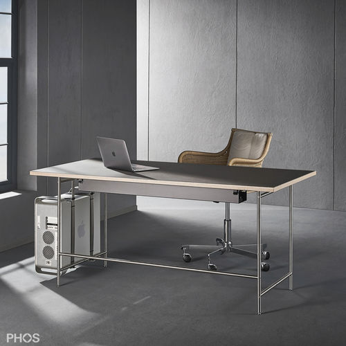 落地办公桌 - KATI-S1-L4178 - PHOS Design GmbH - 极简主义抽象派 / 漆布 / 直线型