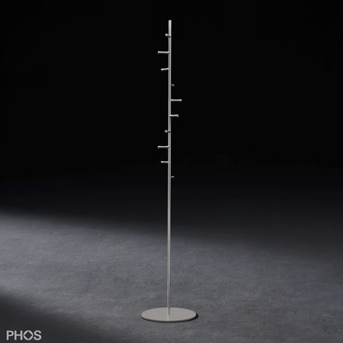 落地式挂衣架 - GSTH10F - PHOS Design GmbH - 现代风格 / 粉末涂层钢 / 磨砂不锈钢