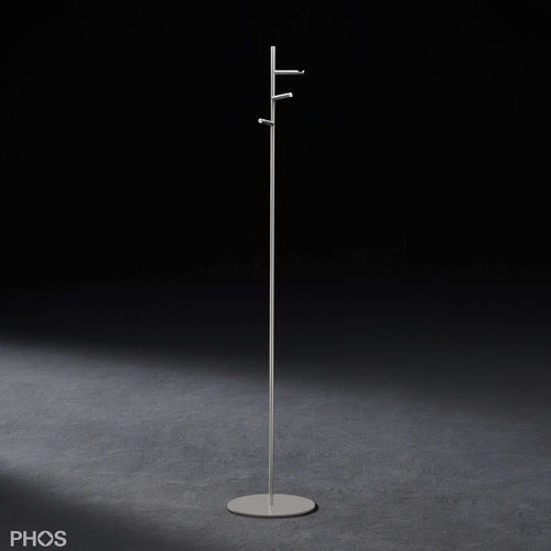 落地式挂衣架 - GSTH3V - PHOS Design GmbH - 现代风格 / 粉末涂层钢 / 磨砂不锈钢