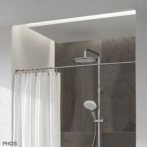 磨砂不锈钢浴帘杆 - TKS12-1-W - PHOS Design GmbH - 直线型