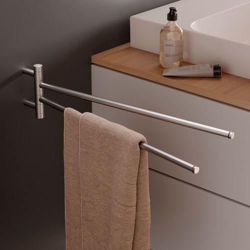 2杆式毛巾架 - GHH2 - PHOS Design GmbH - 壁挂 / 不锈钢 / 抛光