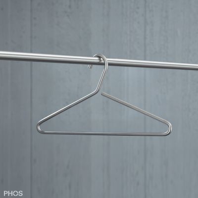 磨砂不锈钢衣架 - KB2 - PHOS Design GmbH