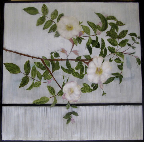 装饰油画 - FRAGMENT 17BIS - ICI ET LA - 混合型 / 花卉图案 / 酒店