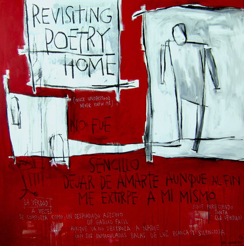 装饰丙烯画 - POETRY HOME - ICI ET LA - 抽象风格 / 街头艺术 / 酒店