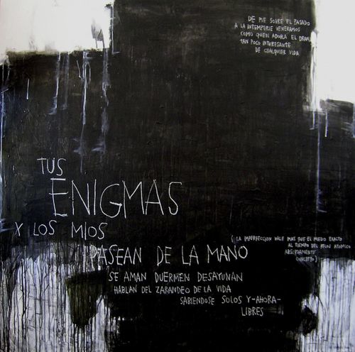 装饰丙烯画 - TUS ENIGMAS - ICI ET LA - 抽象风格