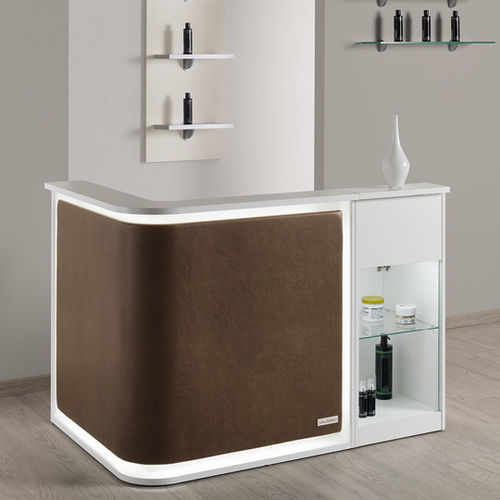 组合式前台接待桌 - SMART - Salon Ambience - 转角 / 层压板 / 三聚氰胺