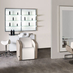 现代风格工作凳 - MUSTANG - Salon Ambience - 铬钢桌脚 / 塑料桌脚 / 滑轮