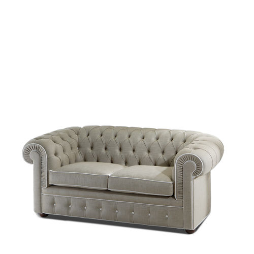切斯菲尔德古典风格沙发 - CHESTERFIELD CLASSIC LOVESEAT - Divani Santambrogio - 皮质 / 三人座